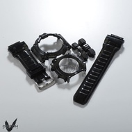 (Vcustom) G-9300 MUDMAN JELLY " BLACK " BAND AND BEZEL WATCH STRAPS