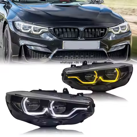CCTC US Stock F32 F33 F36 F80 M3 F82 M4 V1 LED White/Yellow IKON 6/9 Pins Headlights Plug and Play f