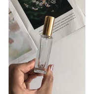 Long square cylindrical perfume bottle 10ml-15ml