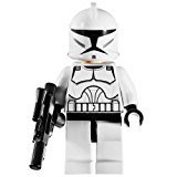 Star Wars Minifigure - Clone Trooper with Blaster Gun (Clone Wars) LEGO Star Wars Minifigure - Clone