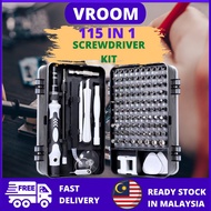 Vroom Screwdriver Multi function 115 in 1 Screw Driver Set N-115 Phone Repair Device H Precision 3