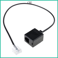 CRE RJ45 to RJ11 Converter Adapter Cable for Multiple Device Telecommunication