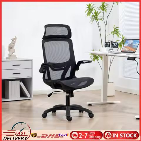 Ergonomic Executive Computer Chair High-Back Home Office Chair with Breathable Nylon Mesh Lift Chair