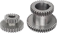 YIDOFENG Cj0618 Hi-Low Metal Double Gear Set οΌTeeth T29Xt21 T20Xt12 for CJ0618 Series Mini-Lathe Met