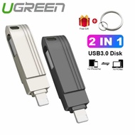 Ugreen 1Tb 2Tb Pen HD 2 In 1 Otg Flash Drive Usb Stick For Iphone14/13/12/11/X/8/7/6 External Dda