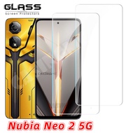 Nubia Neo 2 5G 2024คลุมทั้งหมดฟิล์มกระจกนิรภัยฟิล์มกันรอยด้านหน้าเลนส์แก้วหลังสำหรับ Nubia Neo 2 Nub