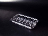 OPS-H2 BENXON Plastic Tray [ 100pcs± ] Bakery Disposable Clear Food OPS Box - Bekas Makanan OPS H2 H