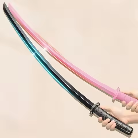Retractable Gravity Katana Anime Sword Decompression Samurai Sabre 3D Simulation Katana Funny Swords