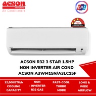 1.5HP AIRCOND R32 NON-INVERTER A3WM15N (AVO SERIES)