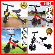 3-Wheel 2-in-1 Children's Balance Bike Balance Bike