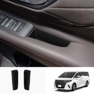 For Alphard/Vellfire 40 Series 2023+ Car Front Door Inner Armrest Silicone Storage Box Interior Spar