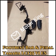 Yamaha LC135 4S 4 Speed / LC135 V1 ES (Hand Clutch) Footrest Bar Pedal Up (OEM) Pemijak Pijak Kaki D