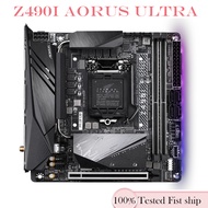 For Gigabyte Z490I AORUS ULTRA Motherboard LGA 1200 DDR4 Mini-ITX Mainboard 64GB Tested OK