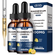 2 Packs Glycine Citric Acid Malic Acid Liquid Drops Triple Complex 500ml Contains Ayurvedic Vanilla 