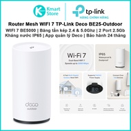 TP-Link Deco BE25 Outdoor Mesh WIFI Router | WIFI 7 BE5000, dual band 2.4 & 5.0Ghz |