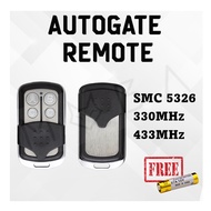 [Shopee Choice] Autogate Remote Control 4-Button SMC5326 330MHz 433MHz Dial Code Type Kunci Pintu Au