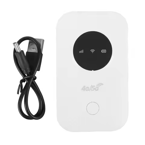 Portable 4G 5G Mobile WiFi Router with SIM Card Slot 300Mbps Mobile Hotspot Connect Up to 10 Devices