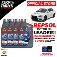 Repsol Leader C2C3 5W-30 Mitsubishi Lancer/Galant/Xpander/Outlander 4L with Free Bosch Oil Filter