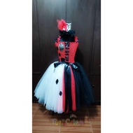 Halloween Cruella DeVille Tutu Dress with headpiece for Kids (1-7 Years)