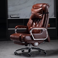 Boss chair office chair genuine leather large chair lying computer chair home swivel chair business 