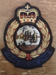 港英殖民代時期 皇家香港警察 襟章 (FG )