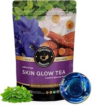 Teacurry Skin Glow Tea (100 Gram Loose, Black Pouch) Helps Skin Detox For Clear Glowing Skin, Herbal