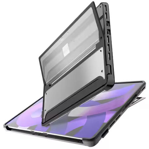 Hard Case for 13"Microsoft Surface Pro 9/Pro 9 5G 2022 Shockproof Rugged Cover Clear PC Back Compati