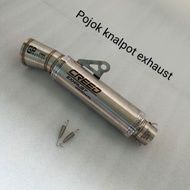 Exhaust muffler only 51mm pipe open daeng sai4 NLK KOU MAHACAI AUN CREED exhaust racing inlet 51mm