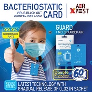 Bacteriostatic 60 Days Protection Virus Block Out Disinfectant Card