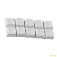 Lidu12 Ceramic Texture Resin Keycaps Smooth Glaze Keyboard Keycap for Mechanical Keyboard Keycap