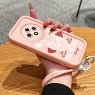 Case For OPPO Reno 12F 4G 12F 5G F27 5G Phone Bear Silicone Strap
