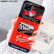 Cassing Untuk Realme C21 - Realme C21Y - Realme C25Y - Fashion Case Smoke Rokok Keren [Star Case] - 