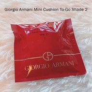 MY ARMANI TO GO CUSHION FOUNDATION - SHADE 2 - TRAVEL SIZE SAMPLE 1.7G