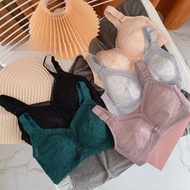 plus size Adjustable latex bra, gather bra, breathable bra without steel ring 34BC-44DE