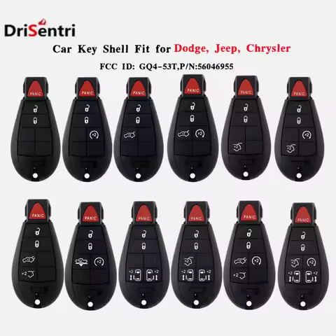 3/4/5/6/7 Buttons Car Remote Key GQ4-53T 56046955 Fit for Jeep,Chrysler,Dodge Ram- 1500 2500 3500 45