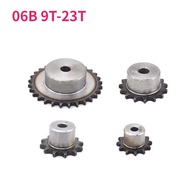 1pcs 06B Chain Gear 9-23 Teeth A3 Steel Industrial Sprocket Wheel Motor Chain Drive Sprocket Tooth P