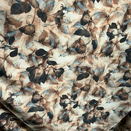 PREMIUM SILK SATIN FABRIC WITH ABSTRACT MOTIF - ABSTRACT MOTIF SATEN FABRIC - ABSTRACT MOTIF FABRIC 