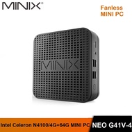 MINIX G41V Mini PC - Intel Celeron N4100 RAM 4GB ROM 64GB - Windows 10