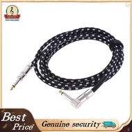 ammoon 3 Meters/ 10 Feet Electric Guitar Bass Musical Instrument Cable Cord 1/4 Inch Straight to Rig