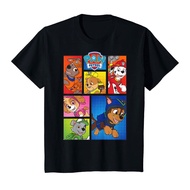 Kids Paw Patrol Pups in Comic Boxes T-Shirt Children's Tops Dolls Imported girls' clothes Imported b