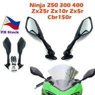 REYGEAKT For Ninja 250 300 400 Zx25r Zx6r Zx10r Cbr150r Zx-10r Foldable Rearview Side Mirror 2Pcs