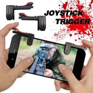 Mobile game joystick trigger handle set