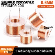 PAPERNOTE Audio Inductor Coil, 0.2mh-2.0mh Copper Speaker Crossover Inductor Coil, Durable 0.6mm Ind