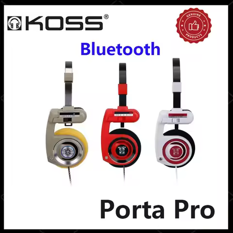 KOSS porta pro Gaussian PPP earphones black blue subwoofer earphones wireless Bluetooth retro JT0N