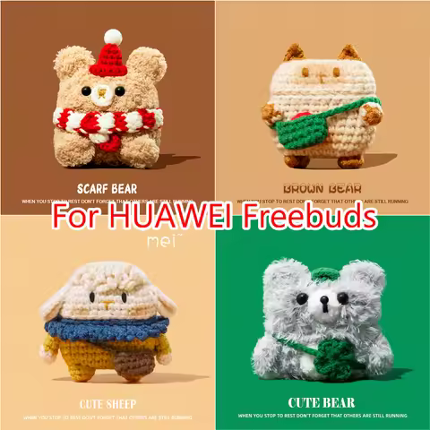 Fluffy Case for HUAWEI FreeBuds 6 6i 5 5i 4i 4 Cover for FreeBuds Pro4 Pro3 Pro2 SE2 SE3 FreeClip Sh