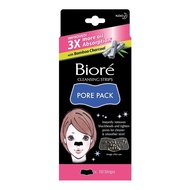 Biore Pore Pack Cleansing Strips Men Citrus White Black T Zone 10s