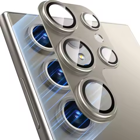 1Pcs Metal Camera Lens Glass Protector For Samsung Galaxy S24 S25 Ultra S23 Plus S24Plus S24+ Glass 