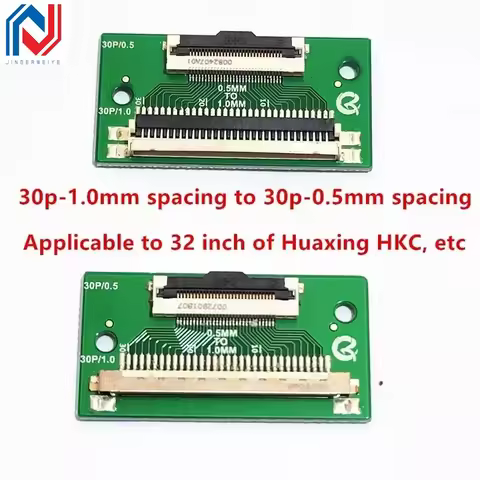 LCD TV Maintenance and Replacement Screen Conversion Board 30P1.0 Spacing Converted to 30P 0.5MM Spa