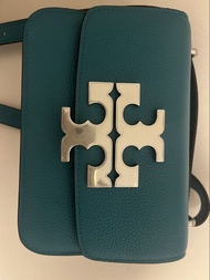 Tory Burch 墨綠色方盒子手袋