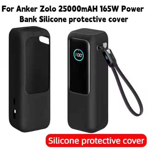 For Anker Zolo 25000mAH 165W Power Bank Silicone protective cover Anti-collision And Anti-touch 360°